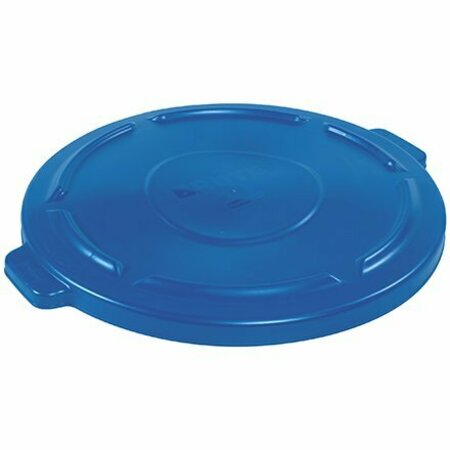 BSC PREFERRED Rubbermaid Brute Flat Trash Can Lid - 44 Gallon, Blue H-1049BLU